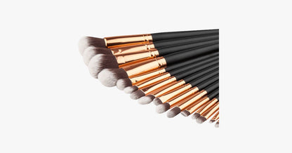 Skorter | 24-piece Pro Black Brush Set