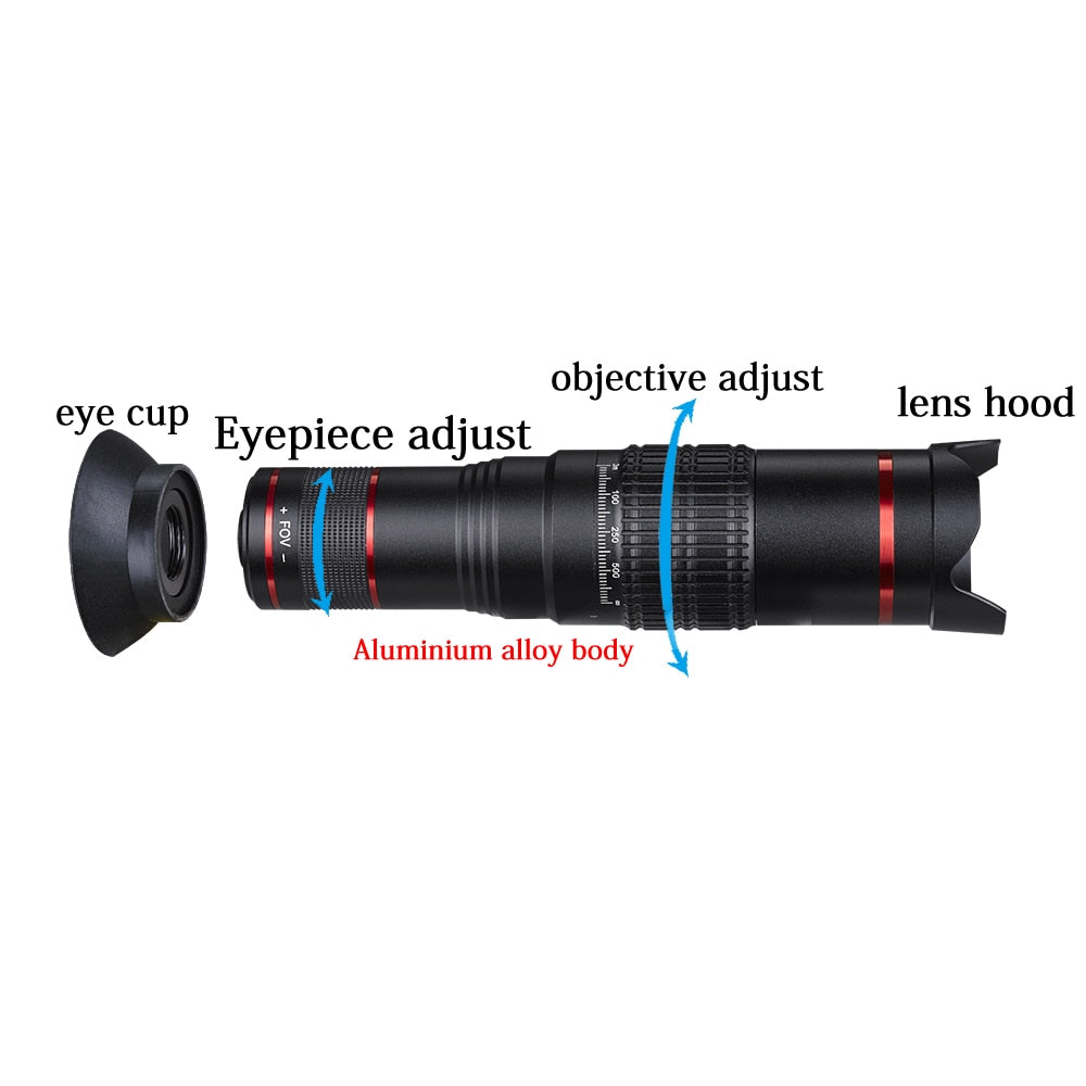 Skorter | Crystal HD 22x Zoom Telescope Mobile Phone Camera Lens Set