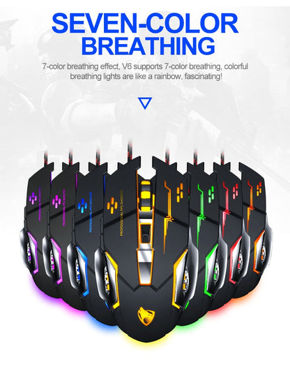 Skorter | 8D  3200DPI Adjustable Wired Optical LED Gaming Mouse