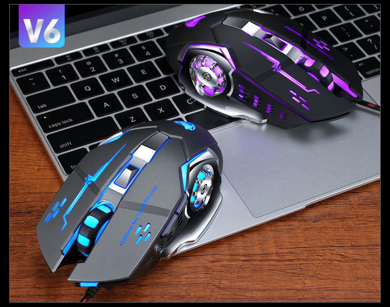 Skorter | 8D  3200DPI Adjustable Wired Optical LED Gaming Mouse