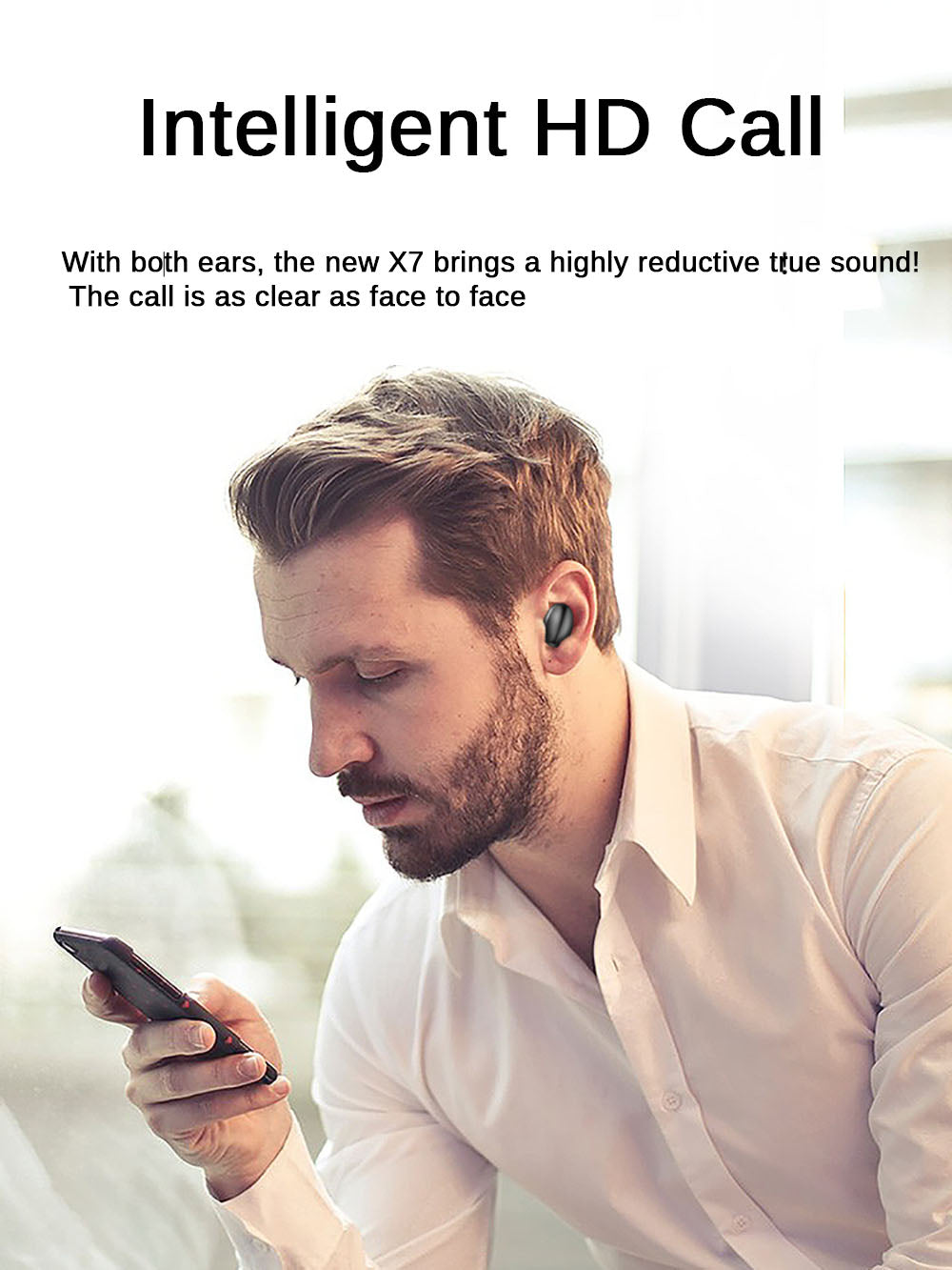 Skorter | Bluetooth 5.0 Wireless Waterproof Stereo Earbuds with 2200mah Power Bank