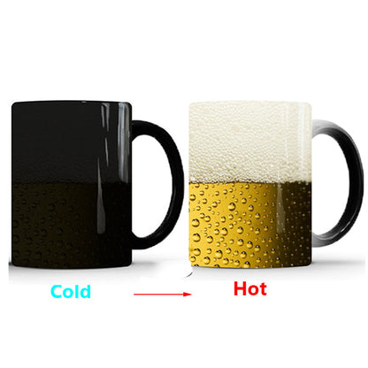 Skorter | Color Changing Heat Sensitive Beer Theme Ceramic Mug