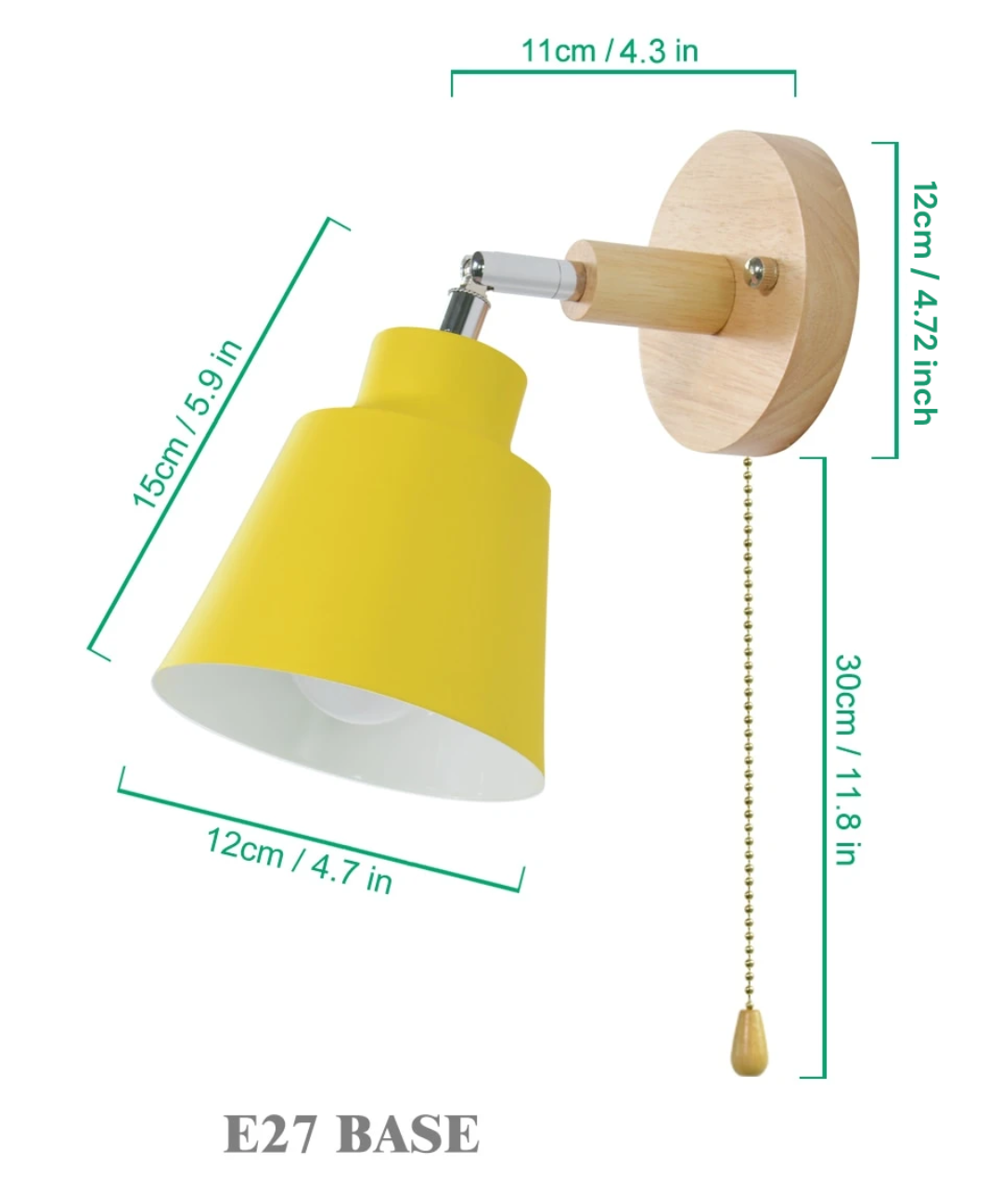 Skorter | Drebart Colin Wall Lamp With Pull Switch