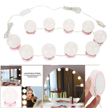 Skorter | Table LED Adjustable Brightness Lights 10 Light Bulbs Set