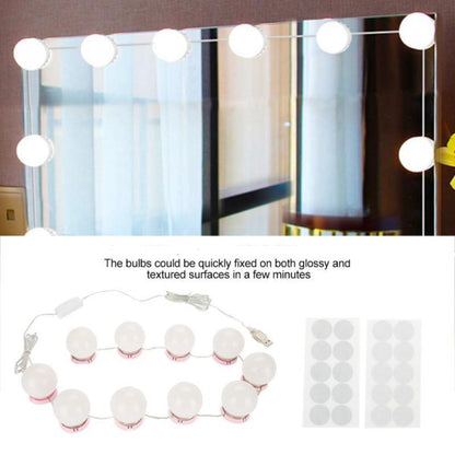 Skorter | Table LED Adjustable Brightness Lights 10 Light Bulbs Set