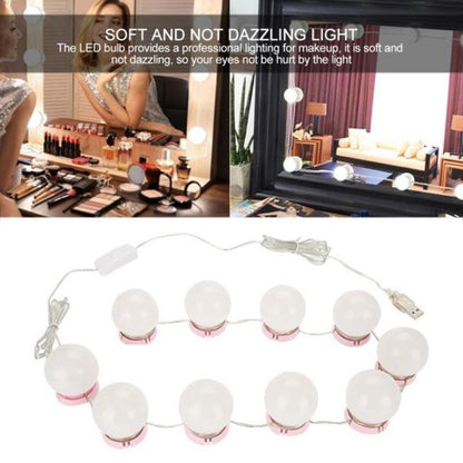 Skorter | Table LED Adjustable Brightness Lights 10 Light Bulbs Set