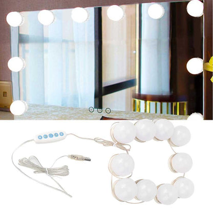 Skorter | Table LED Adjustable Brightness Lights 10 Light Bulbs Set