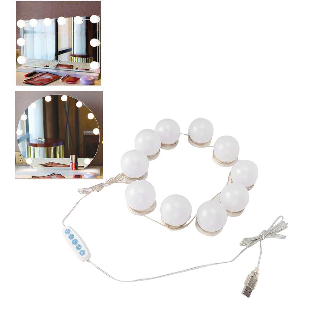 Skorter | Table LED Adjustable Brightness Lights 10 Light Bulbs Set