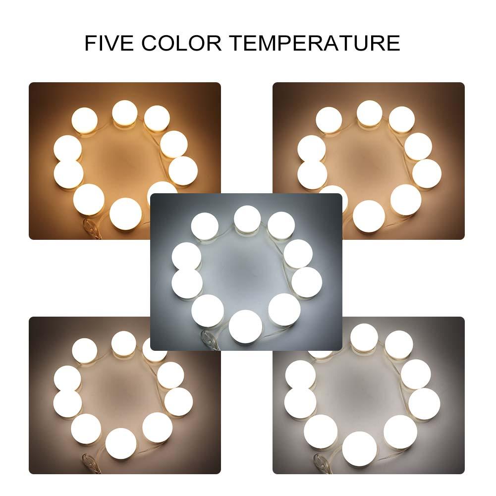 Skorter | Table LED Adjustable Brightness Lights 10 Light Bulbs Set