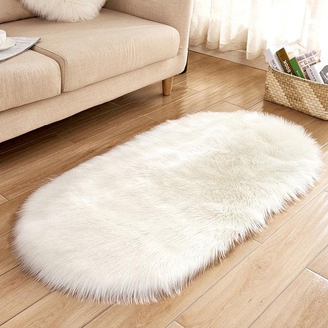 Skorter | Deluxe Fine and Soft Faux Sheepskin Rug