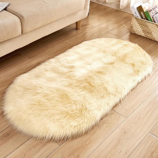 Skorter | Deluxe Fine and Soft Faux Sheepskin Rug
