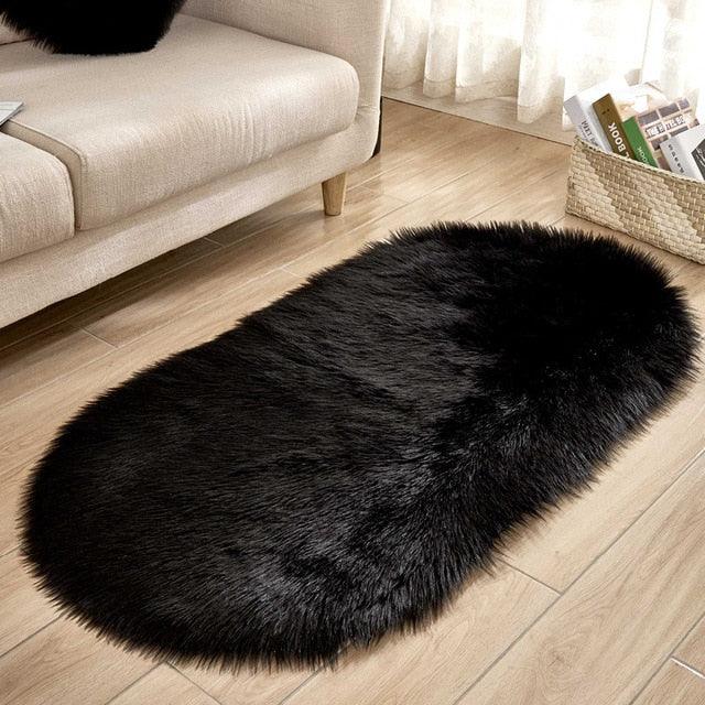 Skorter | Deluxe Fine and Soft Faux Sheepskin Rug