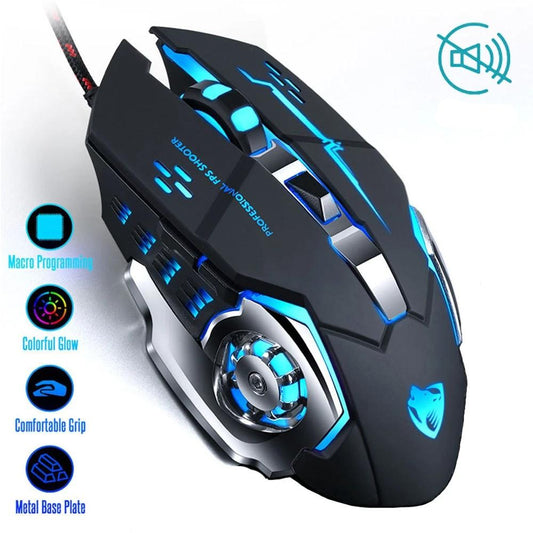 Skorter | 8D  3200DPI Adjustable Wired Optical LED Gaming Mouse