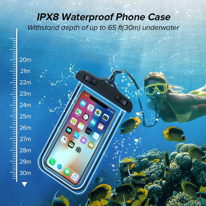 Skorter | 360 Waterproof Case for iPhones and Android Phones ( 3 PCS pack)