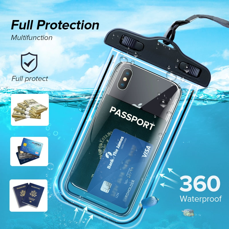 Skorter | 360 Waterproof Case for iPhones and Android Phones ( 3 PCS pack)