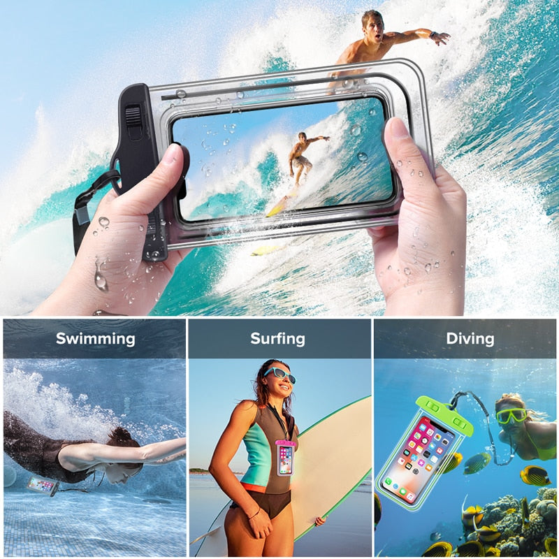 Skorter | 360 Waterproof Case for iPhones and Android Phones ( 3 PCS pack)