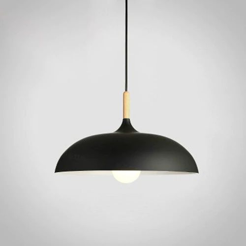 Skorter | Pendant lights made of metal and wood in delicate pastel shades
