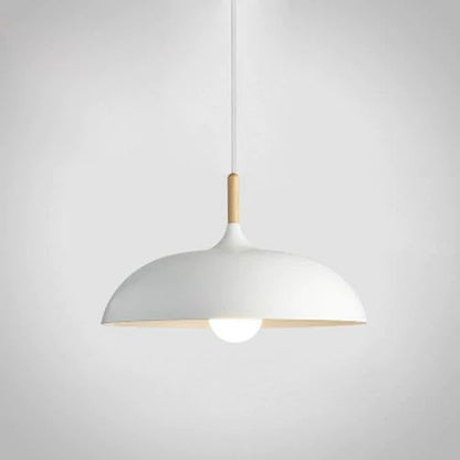 Skorter | Pendant lights made of metal and wood in delicate pastel shades