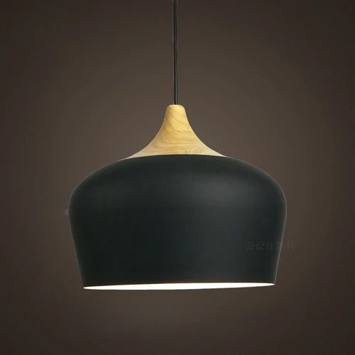 Skorter | Pendant lights made of metal and wood in delicate pastel shades