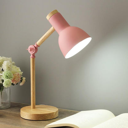 Skorter | NordicGlow | Scandinavian Wooden Desk Lamp