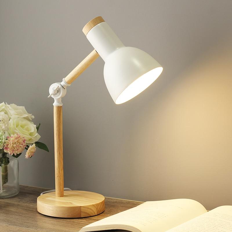 Skorter | NordicGlow | Scandinavian Wooden Desk Lamp