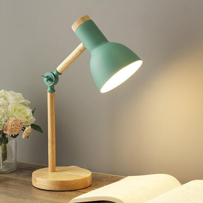 Skorter | NordicGlow | Scandinavian Wooden Desk Lamp