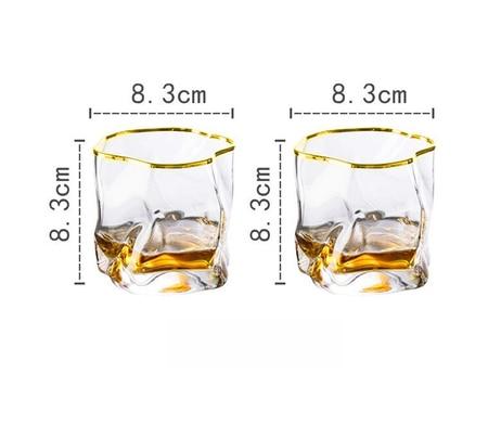 Skorter | Distorted Texture Whisky Glass Set