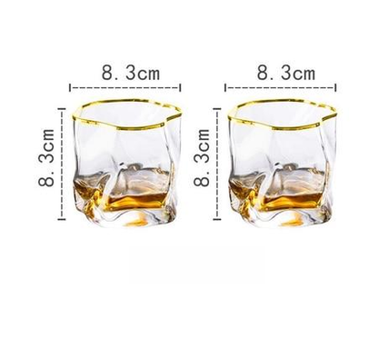 Skorter | Distorted Texture Whisky Glass Set