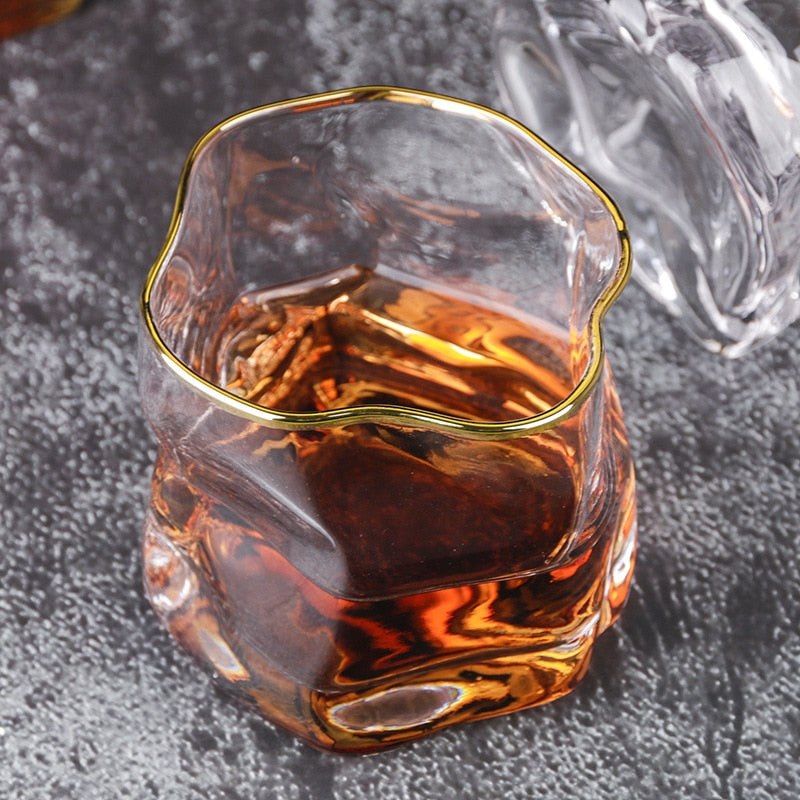Skorter | Distorted Texture Whisky Glass Set