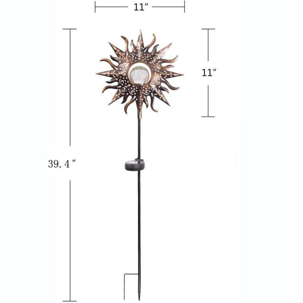 Skorter | IgnisLuxe LED Garden Light with Artificial Flame Look | Solar Powered | Atmospheric Outdoor Lighting | Decor for Garden & Terrace