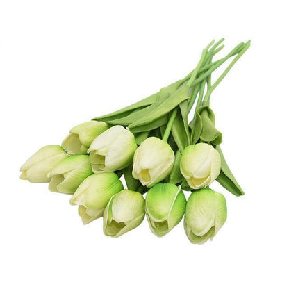 Skorter | 10-piece Faux-Tulip Artificial Flowers