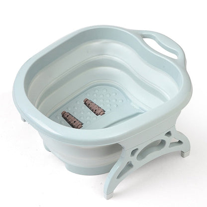 Skorter | Collapsible Foot Bath Foaming Massage Plastic Bucket Pool Reduce Pressure