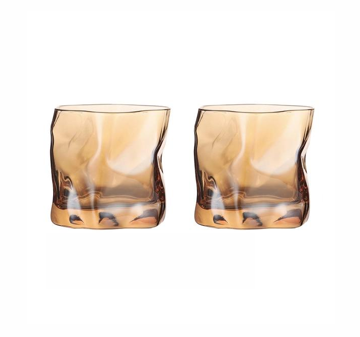 Skorter | Distorted Texture Whisky Glass Set