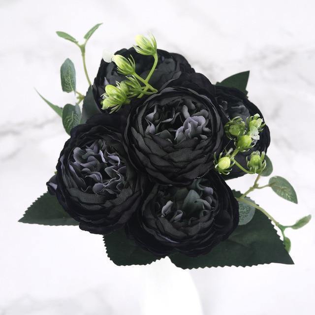 Skorter | 9-piece Silk Artificial Peonies Artificial Flowers