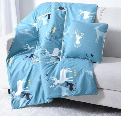 Skorter | 2In1 Colorful Cartoon Pillow Blanket