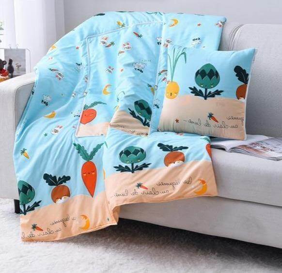 Skorter | 2In1 Colorful Cartoon Pillow Blanket