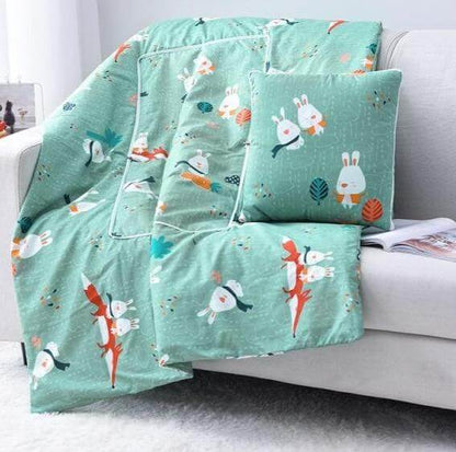 Skorter | 2In1 Colorful Cartoon Pillow Blanket
