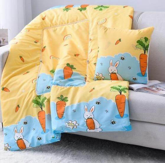 Skorter | 2In1 Colorful Cartoon Pillow Blanket