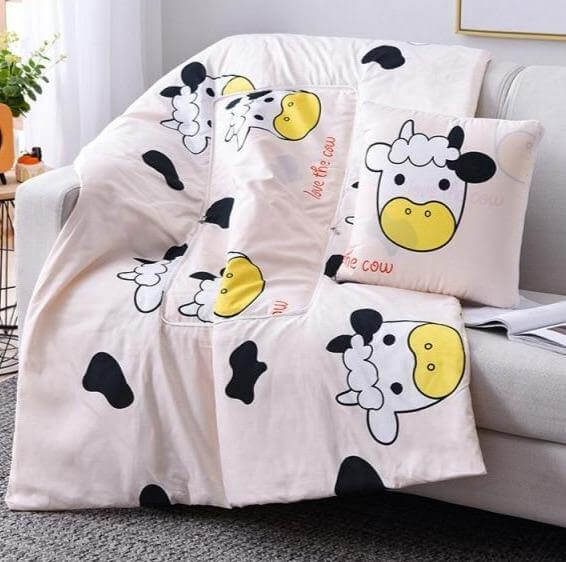 Skorter | 2In1 Colorful Cartoon Pillow Blanket