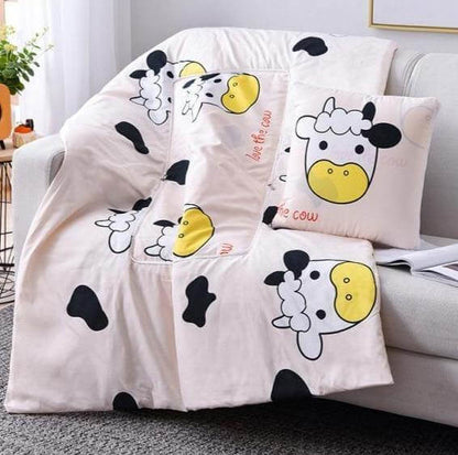 Skorter | 2In1 Colorful Cartoon Pillow Blanket