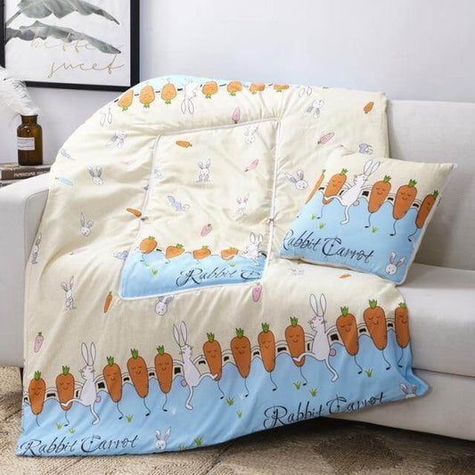 Skorter | 2In1 Colorful Cartoon Pillow Blanket