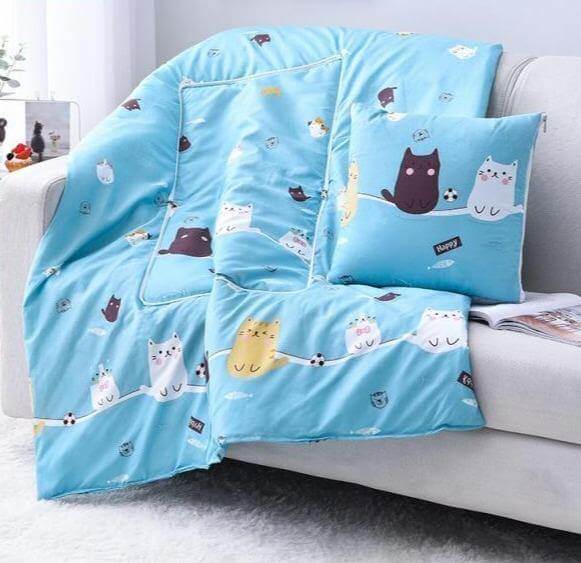 Skorter | 2In1 Colorful Cartoon Pillow Blanket
