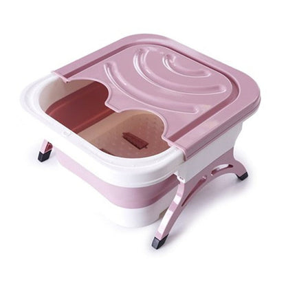 Skorter | Collapsible Foot Bath Foaming Massage Plastic Bucket Pool Reduce Pressure