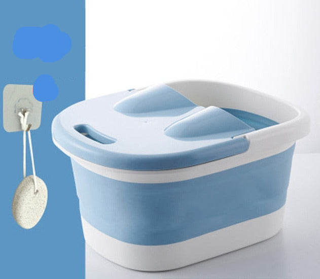 Skorter | Collapsible Foot Bath Foaming Massage Plastic Bucket Pool Reduce Pressure