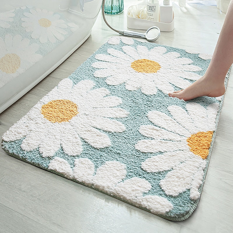 Skorter | Daisy Bloom Bath Mat