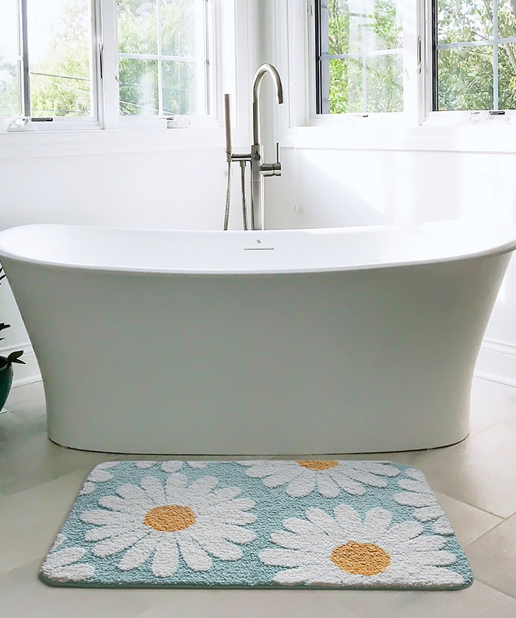 Skorter | Daisy Bloom Bath Mat