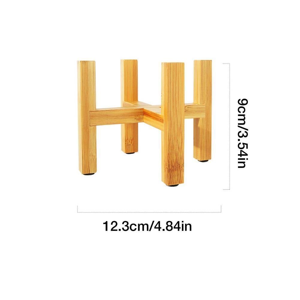 Skorter | BambooElevate Plant Stand made of bamboo wood | Adjustable & Stable | Perfect for indoors