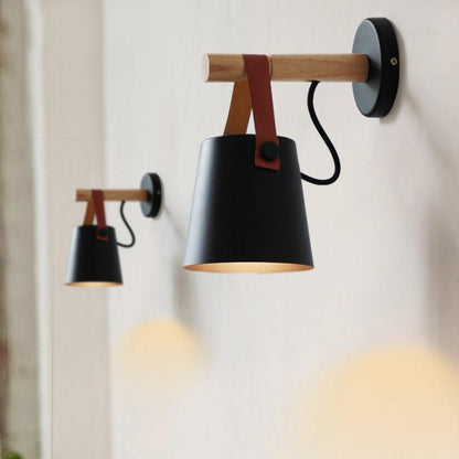 Skorter | Wood Nordic Hanging Wall Lamp