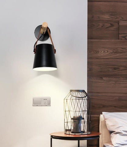 Skorter | Wood Nordic Hanging Wall Lamp