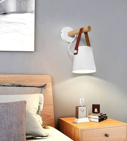 Skorter | Wooden Nordic Wall Lamp – Minimalist Hanging Light Fixture
